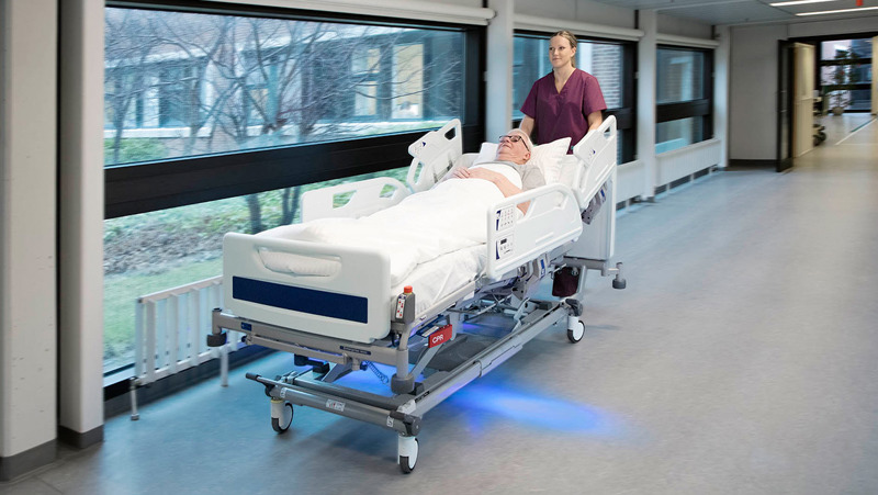 The ergonomic effects on caregivers when transporting patients in hospital beds