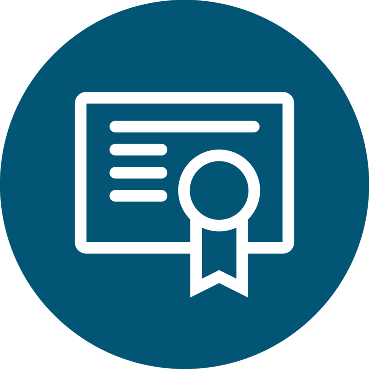 Photo icon certificat