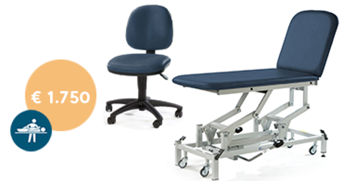 Table Medicare en 2 parties + chaise