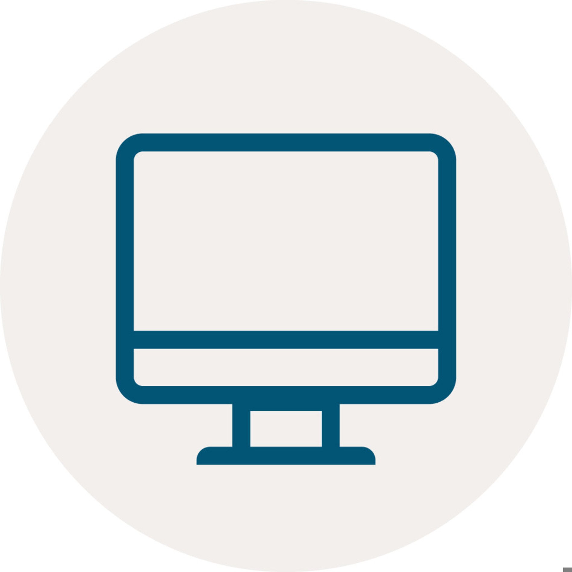 Computer icon pearl