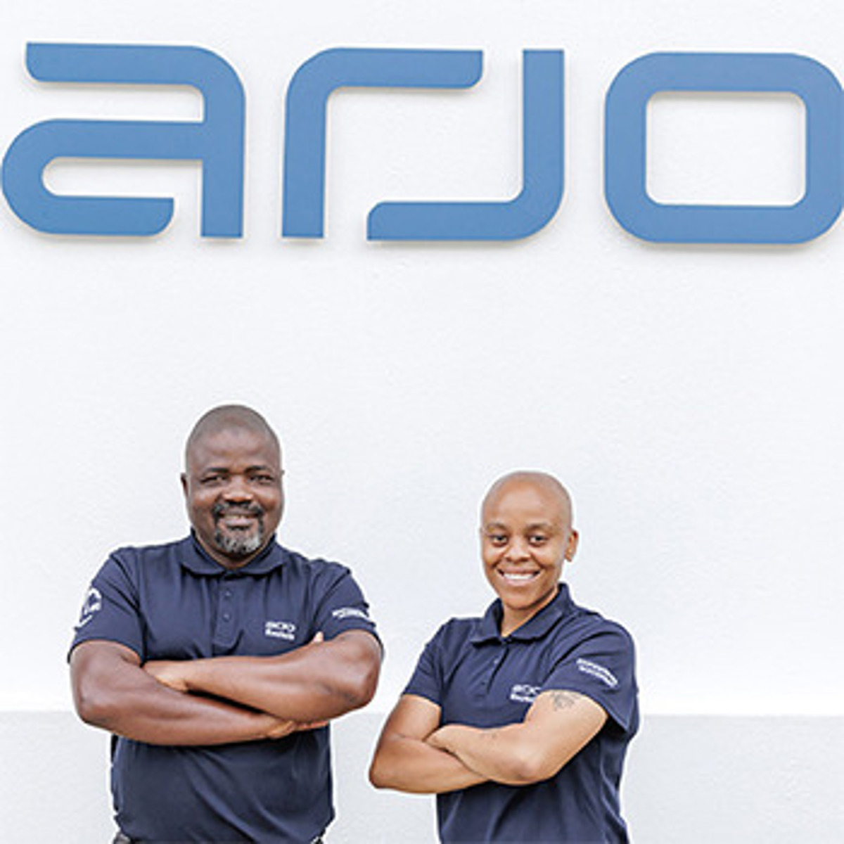 Rental Africa Techs Next to Arjo Logo 1