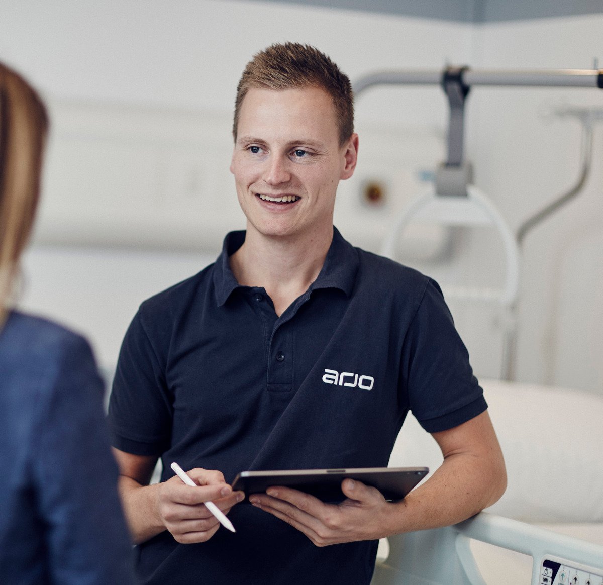 Gertjan meets customer