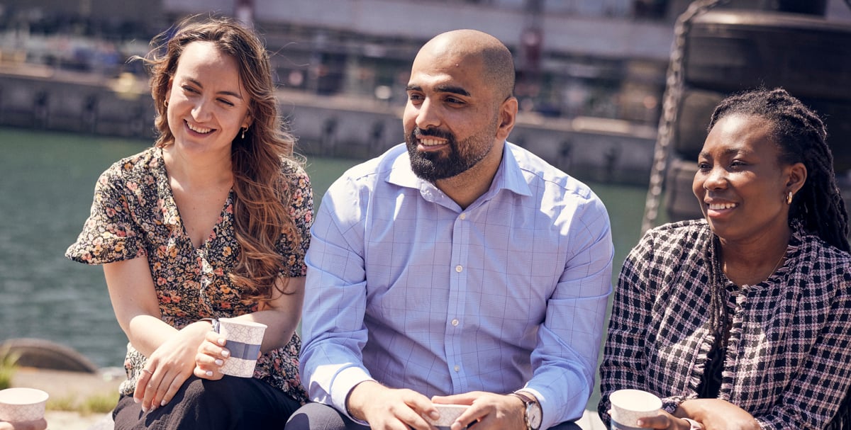 Outdoor meeting summer