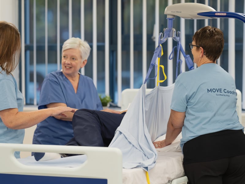 Arjo MOVE team in training sessions Arjo MOVE team in training sessions (7)