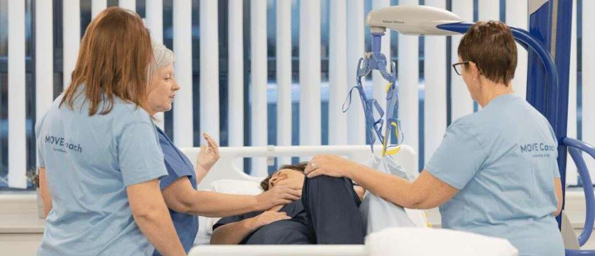 Arjo MOVE team in training sessions